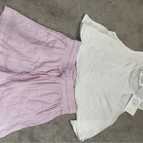 NWT Fisherman’sDaughter|| Cotton Set Tank Top and shorts Top S and Bottoms M - Picture 3 of 8